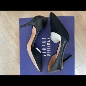 Cole Haan Pointy Black heels with texture